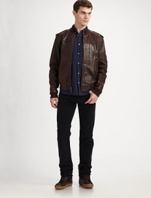 Soft and plush, combining classic cotton corduroy with favorite jeans details.Five-pocket style Straight leg Inseam, about 34 Cotton Machine wash Imported Soft and plush, combining classic cotton corduroy with favorite jeans details.Five-pocket style Straight leg Inseam, about 34 Cotton Machine wash Imported