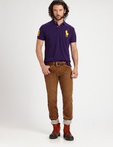 Constructed from soft corduroy, this laid-back interpretation of the traditional five-pocket pant infuses any look with effortless cool.Five-pocket styleInseam, about 34CottonMachine washImported Constructed from soft corduroy, this laid-back interpretation of the traditional five-pocket pant infuses any look with effortless cool.Five-pocket styleInseam, about 34CottonMachine washImported