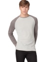 Simple yet stylish, this Calvin Klein Jeans baseball tee is a homerun.