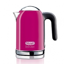 The kettle gets a dramatic makeover in Delonghi's new kMix collection. Chic, stylish and utterly fresh, this fun little number is offered in 8 brilliant shades, making a bold addition to your kitchen counter. The kettle gets a dramatic makeover in Delonghi's new kMix collection. Chic, stylish and utterly fresh, this fun little number is offered in 8 brilliant shades, making a bold addition to your kitchen counter.