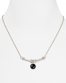 Channel Eastern influences with Low Luv by Erin Wasson's bar and stone necklace. Whether over a basic blouse or a vibrant dress, the sterling strand is a mystical must-have. Channel Eastern influences with Low Luv by Erin Wasson's bar and stone necklace. Whether over a basic blouse or a vibrant dress, the sterling strand is a mystical must-have.