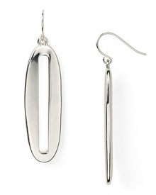 Strike silver with these shapely earrings from Lauren Ralph Lauren. Designed to add drama, this plated pair perfects day-to-evening elegance. Strike silver with these shapely earrings from Lauren Ralph Lauren. Designed to add drama, this plated pair perfects day-to-evening elegance.