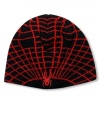 He'll weave a web of cool style with this fleece-lined hat from Spyder.