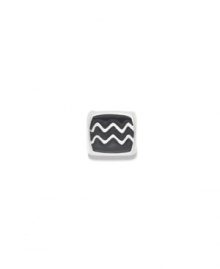 Aquarians, show off your birth signs with this enameled sterling silver bead. Donatella is a playful collection of charm bracelets and necklaces that can be personalized to suit your style! Available exclusively at Macy's. Aquarians, show off your birth signs with this enameled sterling silver bead. Donatella is a playful collection of charm bracelets and necklaces that can be personalized to suit your style! Available exclusively at Macy's.