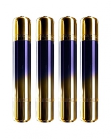 Unparalleled anti-aging results. This 4-week intensive and progressive treatment energizes and accelerates the natural renewal cycle of the skin. In 28 days, 100% of skin cells are renewed. Week 1 and 2 focus on stimulating and activating the regeneration process of the skin with a concentrated and graduated physiological micro-peeling action which allows the skin to absorb an unparalleled gradual increase of IOME(Imperiale Orchidee Molecular Extract) with 10 times the concentration reached by week 4. Four at 15ml each. Restructuring agents firm, plump, and maintain hydration throughout the treatment resulting in visibly younger skin. Recommended twice a year. Unparalleled anti-aging results. This 4-week intensive and progressive treatment energizes and accelerates the natural renewal cycle of the skin. In 28 days, 100% of skin cells are renewed. Week 1 and 2 focus on stimulating and activating the regeneration process of the skin with a concentrated and graduated physiological micro-peeling action which allows the skin to absorb an unparalleled gradual increase of IOME(Imperiale Orchidee Molecular Extract) with 10 times the concentration reached by week 4. Four at 15ml each. Restructuring agents firm, plump, and maintain hydration throughout the treatment resulting in visibly younger skin. Recommended twice a year.