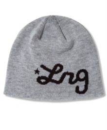 One great way to keep warm or look cool this winter: The LRG Restart beanie. One great way to keep warm or look cool this winter: The LRG Restart beanie.