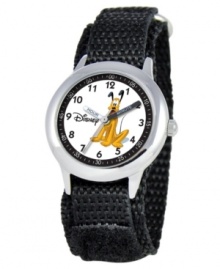 Help your kids stay on time with this fun Time Teacher watch from Disney. Featuring a graphic of the iconic character Pluto at the face, the hour and minute hands are clearly labeled for easy reading.