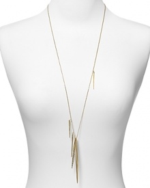 Strike it luxe with this gold plated necklace from Alexis Bittar. It's designed to add an edge to every look, so wear it to toughen your neckline. Strike it luxe with this gold plated necklace from Alexis Bittar. It's designed to add an edge to every look, so wear it to toughen your neckline.