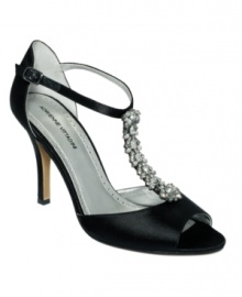 There's no question who's the fairest of them all. The Gina evening sandals by Adrienne Vittadini steal the show with heavy crystal embellishment. There's no question who's the fairest of them all. The Gina evening sandals by Adrienne Vittadini steal the show with heavy crystal embellishment.