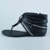 Carrini Zelma Zipper Thong Sandal