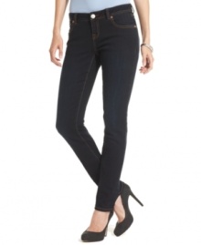 Dark, flattering denim creates the perfect starting point for any outfit. Pair INC's skinny jeans with everything from tanks to tunics to lacy blouses! Dark, flattering denim creates the perfect starting point for any outfit. Pair INC's skinny jeans with everything from tanks to tunics to lacy blouses!
