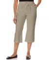 Make yourself comfortable in these cotton pants from Karen Scott. Pair them with flats and a tee for everyday style!
