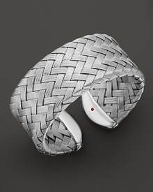 Fifth Season by Roberto Coin White Silver Medium Cuff Fifth Season by Roberto Coin White Silver Medium Cuff