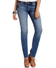 A lightly faded medium wash makes these five-pocket bootcut jeans the most versatile, every day style! From American Rag. A lightly faded medium wash makes these five-pocket bootcut jeans the most versatile, every day style! From American Rag.