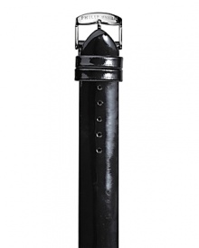This patent leather watch strap is the perfect finish to a Philip Stein watch head. This patent leather watch strap is the perfect finish to a Philip Stein watch head.