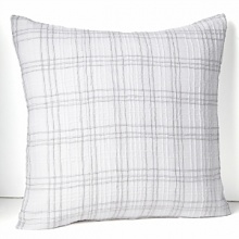 Vera Wang Crinkle Plaid Decorative Pillow, 20 x 20 Vera Wang Crinkle Plaid Decorative Pillow, 20 x 20
