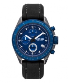 Keep your cool with this chilled-out Decker watch by Fossil. Keep your cool with this chilled-out Decker watch by Fossil.
