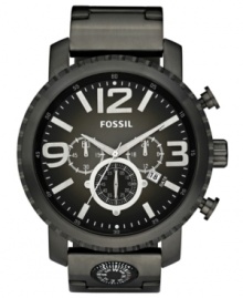 The great outdoors have nothing on this rugged Gage collection watch by Fossil. The great outdoors have nothing on this rugged Gage collection watch by Fossil.