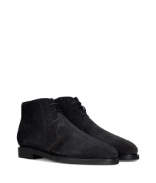 Whether you pair them with suits or casual city separates, Ludwig Reiters suede lace-ups guarantee a polished finish to your outfit - Rounded toe, waxed rounded laces, stitched welt, stacked heel - Ankle height - Wear with cashmere pullovers and jeans, or with wool blazers and colorful skinny cords Whether you pair them with suits or casual city separates, Ludwig Reiters suede lace-ups guarantee a polished finish to your outfit - Rounded toe, waxed rounded laces, stitched welt, stacked heel - Ankle height - Wear with cashmere pullovers and jeans, or with wool blazers and colorful skinny cords