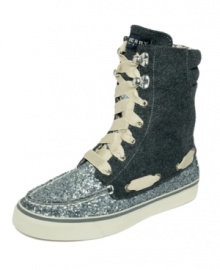 Put a little boot in your boat shoes. Gear up for cold weather with the casual Acklins booties by Sperry Top-Sider. Lace up the mixed materials for maximum warmth of fold the cuff down for a laid-back look. Put a little boot in your boat shoes. Gear up for cold weather with the casual Acklins booties by Sperry Top-Sider. Lace up the mixed materials for maximum warmth of fold the cuff down for a laid-back look.