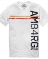 Follow a couple of fine lines toward this chilled-out tee from American Rag.