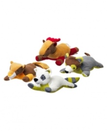 Give back to your pet with the soft and durable Animal Planet Plush Toy 4-pack, featuring a hidden squeaker inside for extra fun! Each set includes a moose, bear, raccoon and beaver. Give back to your pet with the soft and durable Animal Planet Plush Toy 4-pack, featuring a hidden squeaker inside for extra fun! Each set includes a moose, bear, raccoon and beaver.