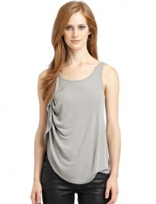 THE LOOKAsymmetric cascading ruffle detailPullover styleTHE FITAbout 26 from shoulder to hemTHE MATERIALViscoseCARE & ORIGINDry cleanImportedModel shown is 5'9 (175cm) wearing US size Small. THE LOOKAsymmetric cascading ruffle detailPullover styleTHE FITAbout 26 from shoulder to hemTHE MATERIALViscoseCARE & ORIGINDry cleanImportedModel shown is 5'9 (175cm) wearing US size Small.