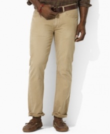 The essential pant is crafted from soft, light-as-air cotton slub twill and tailored in a five-pocket jean silhouette with a straight leg, flat front and classic rise. (Clearance) The essential pant is crafted from soft, light-as-air cotton slub twill and tailored in a five-pocket jean silhouette with a straight leg, flat front and classic rise. (Clearance)