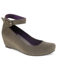 Why sleep with style this cute? CL by Laundry's Late Night platform wedges feature a smooth upper and a cute ankle strap. Why sleep with style this cute? CL by Laundry's Late Night platform wedges feature a smooth upper and a cute ankle strap.