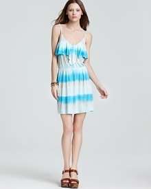 Combining femininity and comfort, this wispy Gypsy 05 dress flaunts a trend-perfect tie-dye print. Combining femininity and comfort, this wispy Gypsy 05 dress flaunts a trend-perfect tie-dye print.