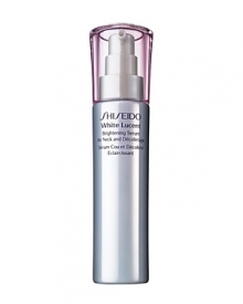 White Lucent Brightening Serum for Neck and Décolletage is uniquely formulated to prevent the appearance of spots and dullness to give a luminous, radiant look to the neck area. Formulated with Spot Deacti-Complex, Dual-Target Vitamin C, and Asian palnt extracts, the brightening serum retextures skin for a smooth finish and even provides an immediate brightening effect with pearl pigments. White Lucent Brightening Serum for Neck and Décolletage is uniquely formulated to prevent the appearance of spots and dullness to give a luminous, radiant look to the neck area. Formulated with Spot Deacti-Complex, Dual-Target Vitamin C, and Asian palnt extracts, the brightening serum retextures skin for a smooth finish and even provides an immediate brightening effect with pearl pigments.