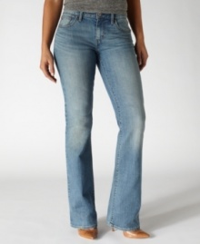 Let's here it for the curves! Levi's Classic Bold Curve ID jeans are made with shapely figures in mind and feature a high-cut back and a lower-cut front to eliminate gapping and pulling. (Clearance) Let's here it for the curves! Levi's Classic Bold Curve ID jeans are made with shapely figures in mind and feature a high-cut back and a lower-cut front to eliminate gapping and pulling. (Clearance)