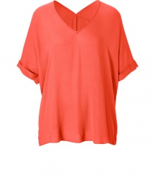 Elevate your favorite casual basics with this effortless luxe tee from Ella Moss - V-neckline in front and back, elbow-length cuffed dolman sleeves, longer back - Relaxed silhouette - Wear with high-waisted jeans, a floppy hat, and sandals Elevate your favorite casual basics with this effortless luxe tee from Ella Moss - V-neckline in front and back, elbow-length cuffed dolman sleeves, longer back - Relaxed silhouette - Wear with high-waisted jeans, a floppy hat, and sandals