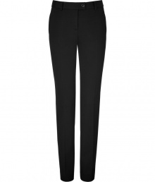A perfectly flattering foundation for day and evening looks alike, Moschino C&Cs slim leg pants are a sleek choice no matter how you wear them - Side and buttoned back slit pockets, button closures, zip fly, belt loops - Slim, straight leg - Wear with practically anything for a polished tailored look A perfectly flattering foundation for day and evening looks alike, Moschino C&Cs slim leg pants are a sleek choice no matter how you wear them - Side and buttoned back slit pockets, button closures, zip fly, belt loops - Slim, straight leg - Wear with practically anything for a polished tailored look