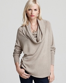 A drapey cowlneck lends laid-back elegance to this sumptuous Joie sweater. A drapey cowlneck lends laid-back elegance to this sumptuous Joie sweater.