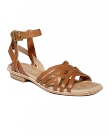 Go wherever the wind may blow. The crisscross straps of Timberland's Katama sandals make way for flowy skirts on breezy spring days. Go wherever the wind may blow. The crisscross straps of Timberland's Katama sandals make way for flowy skirts on breezy spring days.