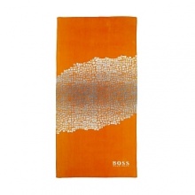 HUGO BOSS creates a montage of geometric shapes stretched across a colorful, ultra-soft velour beach towel. HUGO BOSS creates a montage of geometric shapes stretched across a colorful, ultra-soft velour beach towel.