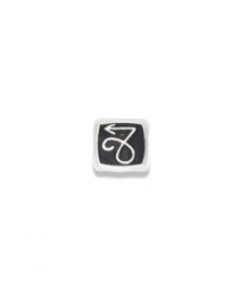 The Capricorn symbol embellishes this astrologically themed bead in sterling silver. Donatella is a playful collection of charm bracelets and necklaces that can be personalized to suit your style! Available exclusively at Macy's. The Capricorn symbol embellishes this astrologically themed bead in sterling silver. Donatella is a playful collection of charm bracelets and necklaces that can be personalized to suit your style! Available exclusively at Macy's.