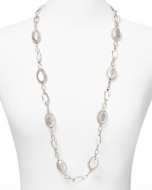 Chunky, bold jewels reign supreme this season, so slip on this stone and crystal pendant necklace from RJ Graziano as a fun way to tap into the trend. Chunky, bold jewels reign supreme this season, so slip on this stone and crystal pendant necklace from RJ Graziano as a fun way to tap into the trend.