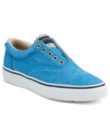 The epitome of beach-side casual, these sneakers from Sperry complete your laid-back look with ease. The epitome of beach-side casual, these sneakers from Sperry complete your laid-back look with ease.