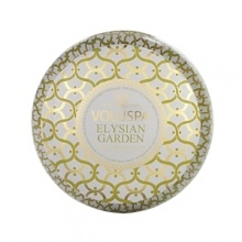 Elysian Garden emits the scent of a speckled sunlight shining through trees onto ferns, moss and grotto. Sun warmed citrus fruit and gentle green foliage. Elysian Garden emits the scent of a speckled sunlight shining through trees onto ferns, moss and grotto. Sun warmed citrus fruit and gentle green foliage.