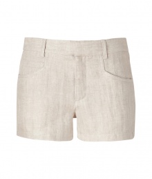 Perfectly dressed down for day or dressed up for night, these versatile shorts from Theyskens Theory will elevate your look - Flat front, belt loops, front curved pockets, back patch pockets -Style with a tie-neck blouse, a boyfriend blazer, and heels Perfectly dressed down for day or dressed up for night, these versatile shorts from Theyskens Theory will elevate your look - Flat front, belt loops, front curved pockets, back patch pockets -Style with a tie-neck blouse, a boyfriend blazer, and heels