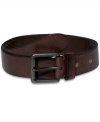 Create a completely rugged look with this leather belt from Levi's with stitch detailing.