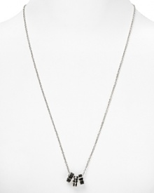 Bring MARC BY MARC JACOBS' sweet style to your jewel box with this 12-karat gold plated necklace, accented by three delicate rings. Bring MARC BY MARC JACOBS' sweet style to your jewel box with this 12-karat gold plated necklace, accented by three delicate rings.