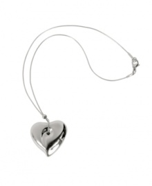 Subtlety that shines. This romantic style by Breil features a polished heart strung from a delicate stainless steel chain with a lobster claw closure. Approximate length: 17 inches. Approximate drop: 1 inch. Subtlety that shines. This romantic style by Breil features a polished heart strung from a delicate stainless steel chain with a lobster claw closure. Approximate length: 17 inches. Approximate drop: 1 inch.