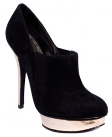 The luxe upper and bold contrasting platform on the Lyndah platform shooties by RACHEL Rachel Roy are so uniquely beautiful, you'll be in fashion heaven. The luxe upper and bold contrasting platform on the Lyndah platform shooties by RACHEL Rachel Roy are so uniquely beautiful, you'll be in fashion heaven.