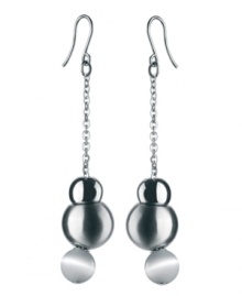 Channel your inner jewelry designer with this adjustable style by Breil. Crafted from stainless steel, polished spheres and a white natural stone can be separated or clustered together to create a new look every time you wear them. Approximate drop: 2-1/2 inches. Channel your inner jewelry designer with this adjustable style by Breil. Crafted from stainless steel, polished spheres and a white natural stone can be separated or clustered together to create a new look every time you wear them. Approximate drop: 2-1/2 inches.