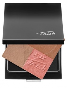 This customizable face color trio marries Bronzers Golden and Golden Tan with Blush Natural for your perfectly brightened complexion and lit-from-within look. Compact sold separately. Made in Italy. This customizable face color trio marries Bronzers Golden and Golden Tan with Blush Natural for your perfectly brightened complexion and lit-from-within look. Compact sold separately. Made in Italy.