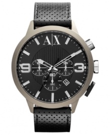 The perfect watch for styling both office and casual looks, by AX Armani Exchange. The perfect watch for styling both office and casual looks, by AX Armani Exchange.