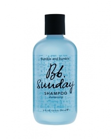 A weekly detox for product junkies and infrequent washers. Rids hair of residue, hard water minerals and pollutants. Take a break. Take a bath. Clear your head. Once a week, clarify and absolve impurities, product residue, and excess oil – a ritual for brighter Mondays. Usage: Wet hair, lather well and rinse thoroughly. Repeat if necessary (it shouldn't be). A great relief from shampoo boredom. For best results, use prior to a weekly Deeep masque. Not for the color treated.Product Recipe: Wash with Sunday Shampoo prior to using Deeep for more effective conditioning. A weekly detox for product junkies and infrequent washers. Rids hair of residue, hard water minerals and pollutants. Take a break. Take a bath. Clear your head. Once a week, clarify and absolve impurities, product residue, and excess oil – a ritual for brighter Mondays. Usage: Wet hair, lather well and rinse thoroughly. Repeat if necessary (it shouldn't be). A great relief from shampoo boredom. For best results, use prior to a weekly Deeep masque. Not for the color treated.Product Recipe: Wash with Sunday Shampoo prior to using Deeep for more effective conditioning.